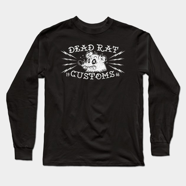 Dead Rat Customs Long Sleeve T-Shirt by chrisraimoart